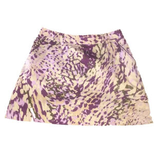 Haley Sport Contemporary Print Purple/Green Skort